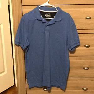 CHAPS blue polo - size medium